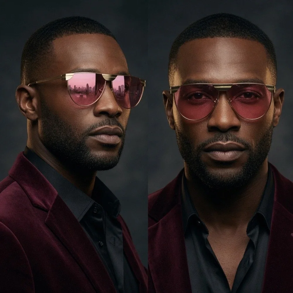 Men Sunglasses Fashion Hip Hop Cholo‎ Street Shades Music Festival Pink Oceanic